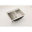 Lavabo de salle de bain encastré en acier inoxydable au fini nickel brossé 21 "x 17" avec bonde escamotable