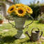 Jardin extérieur, jardin, trophée horticole, pot de fleurs, pots de fleurs décoratifs vieillis, balcon pour la maison, pots de fleurs