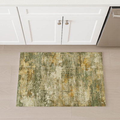 Machine Washable Indoor/Outdoor Earleville ACN2368 Abstract Rug
