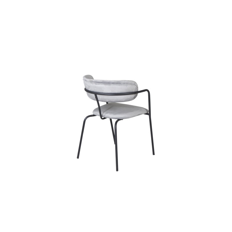Anjanett Upholstered Armchair, Grey, Black