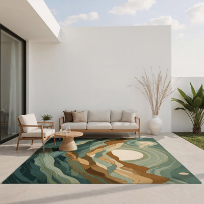 Tapis intérieur et extérieur Starry Tranquility