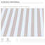Multicolore auvent de balcon 10 'x 8' - et eau - manivelle, structure en aluminium bloquant la cour, cadre