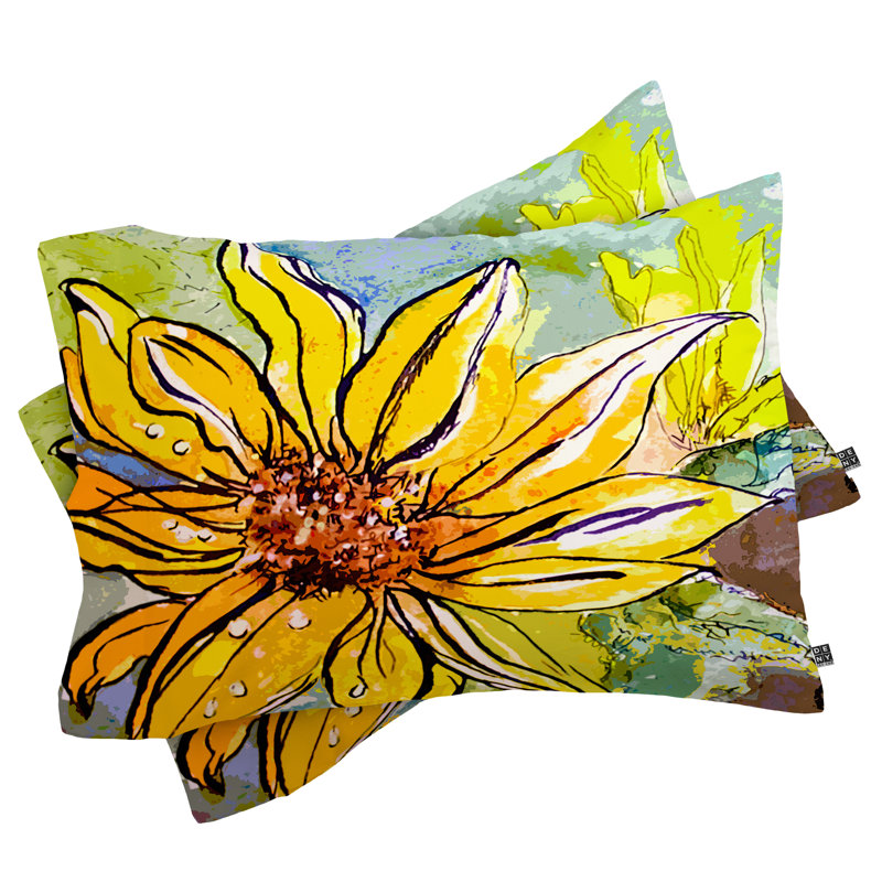 Taie d'oreiller Sunflower Ribbon, Très grand
