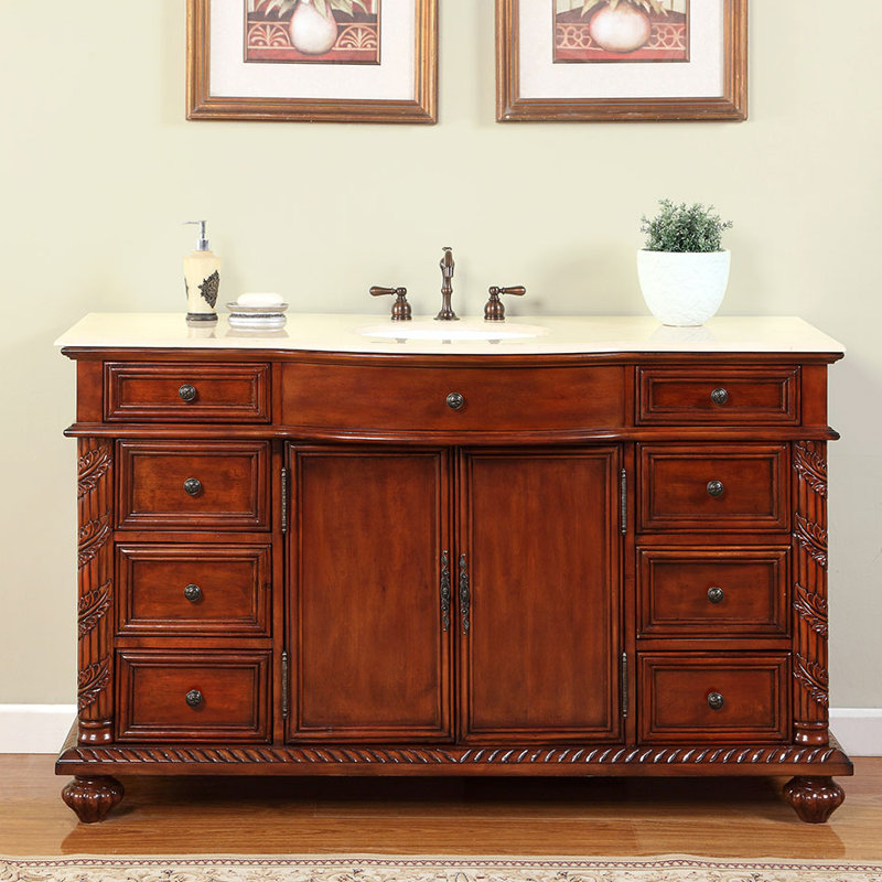 Ensemble de meuble-lavabo simple 60 po Brenneman