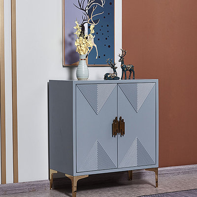 Modern Simple Shoe Cabinet Side Cabinet 12 Pair Shoe Storage Cabinet