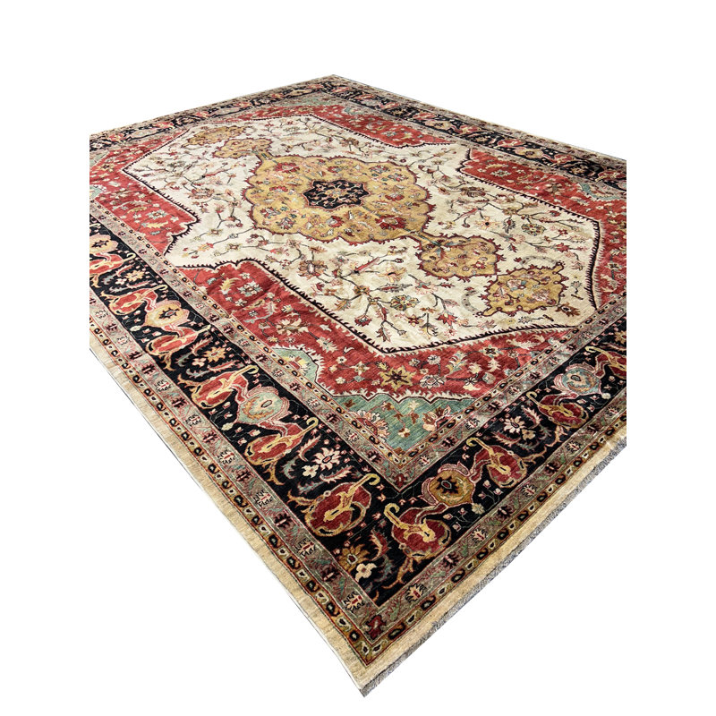 12 x 15 New Chobi Peshawar grand tapis Serapi # 10030