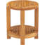 Outdoor Round Teak Side Table