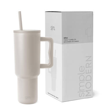 Simple Modern 30 fl oz Insulated Stainless Steel Trek Tumbler with Straw  Lid