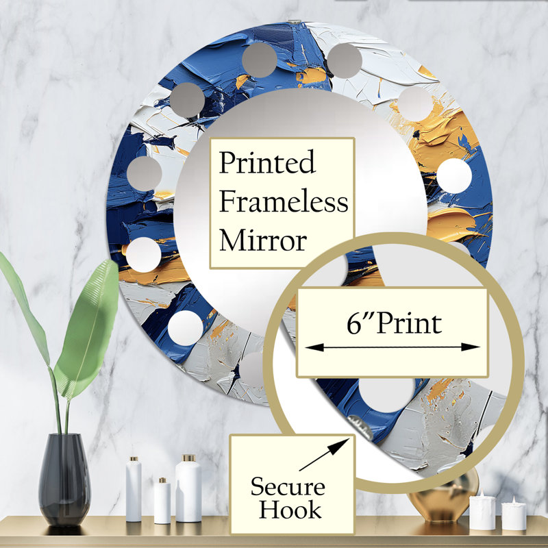 Miroir mural Schulen, 32 po x 32 po