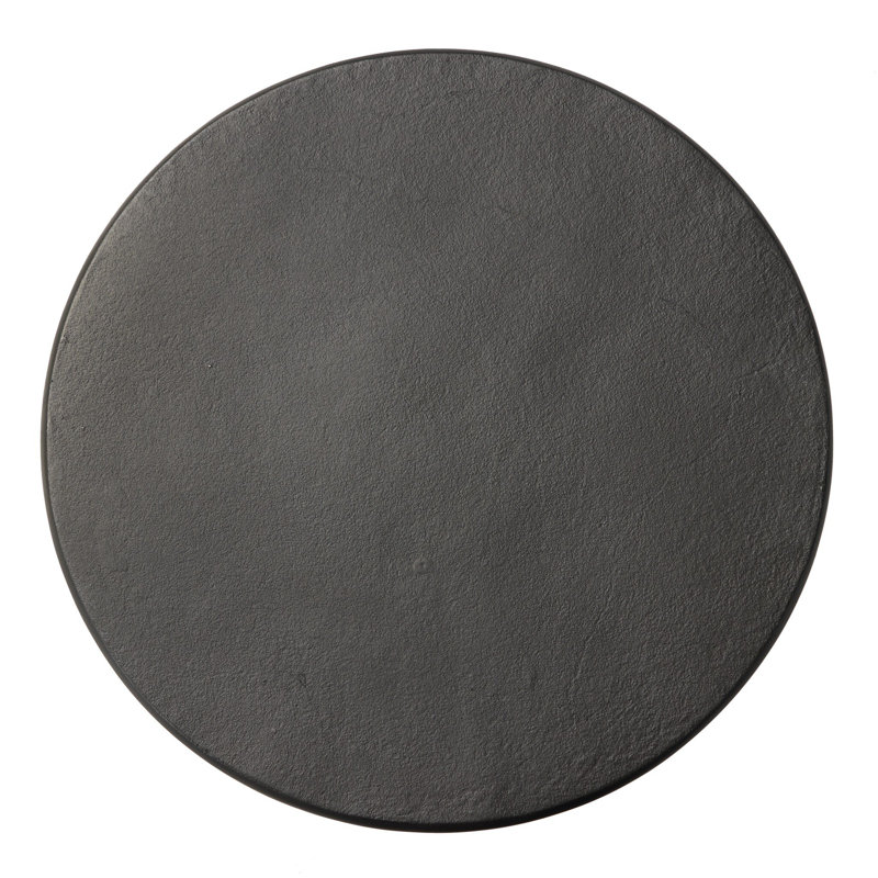 VERA End Table, Gunmetal