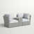 Coussin gris / cadre gris