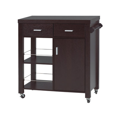 Mcelfresh Wood Kitchen Cart
