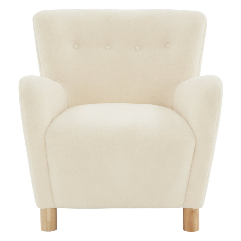 Winta Upholstered Armchair, Ivory