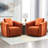 Deriah 30" W Super Soft Oversize Velvet Swivel Barrel Chair-1437039062