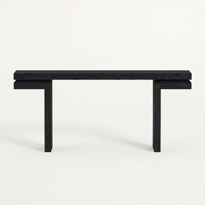 66" Extra-Wide Veneered Console Table