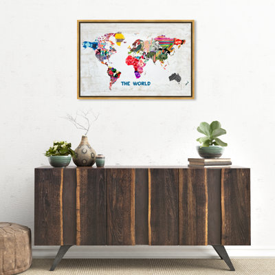 " Hipster Mapa Mundi "