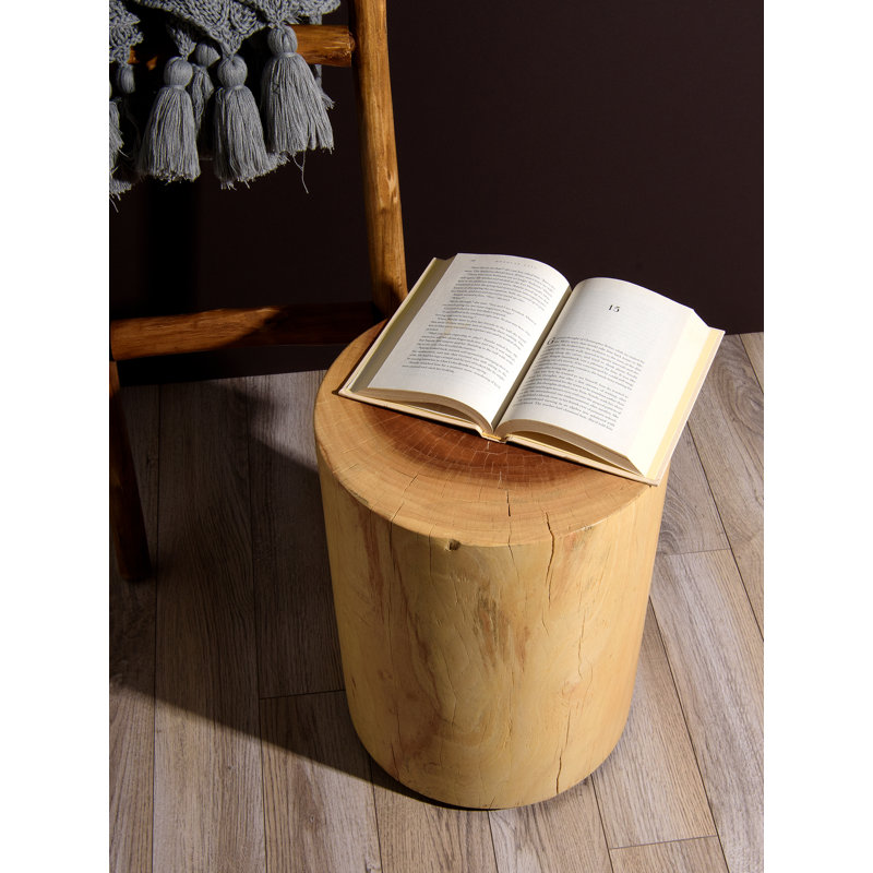 Tabouret décoratif en bois Maymie