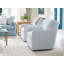 Barclay Butera Upholstery Swivel Slipcovered Armchair