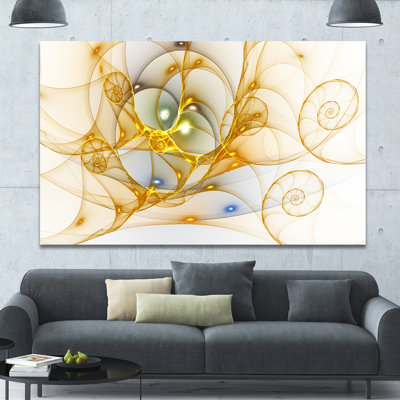Curly Spiral - impression sur toile tendue