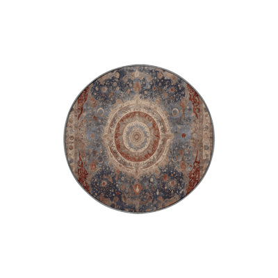 Machine Washable Gray Area Rug