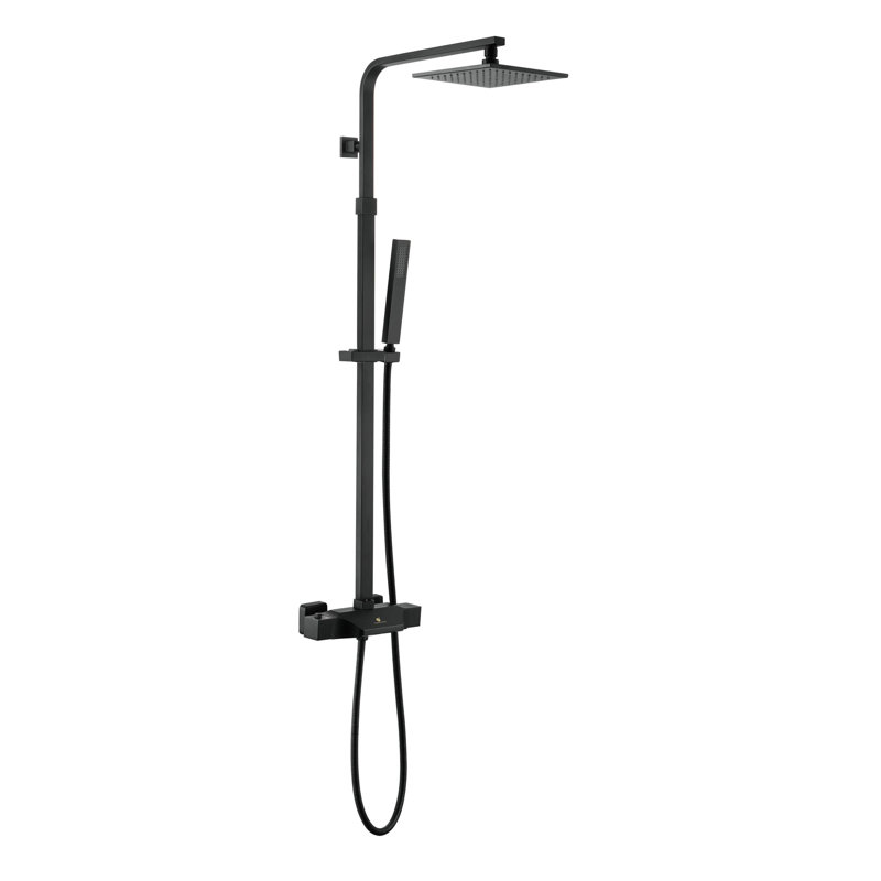 All-In-One Kit with Rough in-Valve, Matte Black