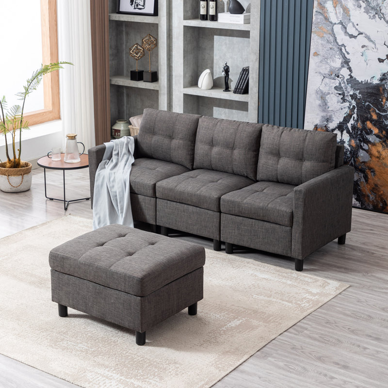 Renetha Upholstered L-Shaped Sectional