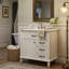 30-Inch Modern Bathroom Storage Vanity With Sink, Solid Wood Frame Cabinet With Zinc Alloy Hardware And Flip Storage Drawer, 2 Colors-430924534
