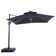 118'' Lighted Cantilever Umbrella
