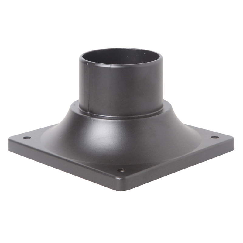 Pier Mount Base, Oiled Bronze
