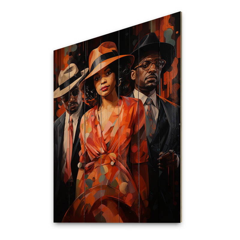 Harlem Renaissance Celebration I sur impression sur bois, H 40 po x l 30 po x P 0,78 po