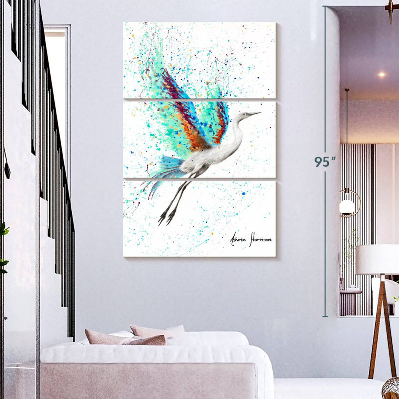Brampt Glowing Sea Bird, 32" H x 20" W