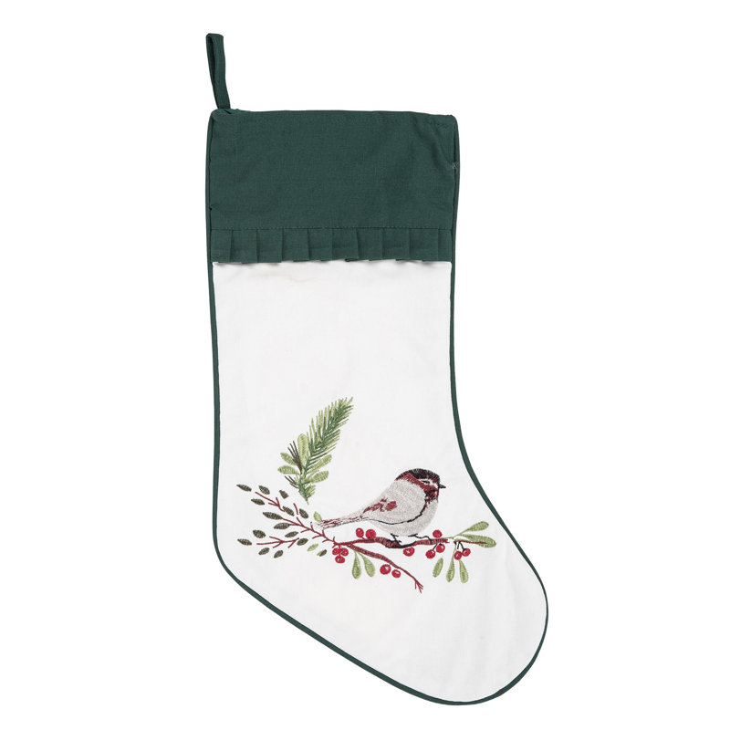 Chaussette de noël chickadee