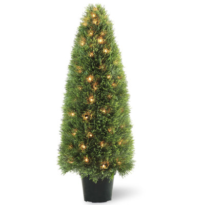 Pre-Lit Artificial Upright Juniper