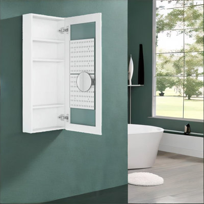 Miroir d'armoire à pharmacie l 15 po H 36 po Caseres