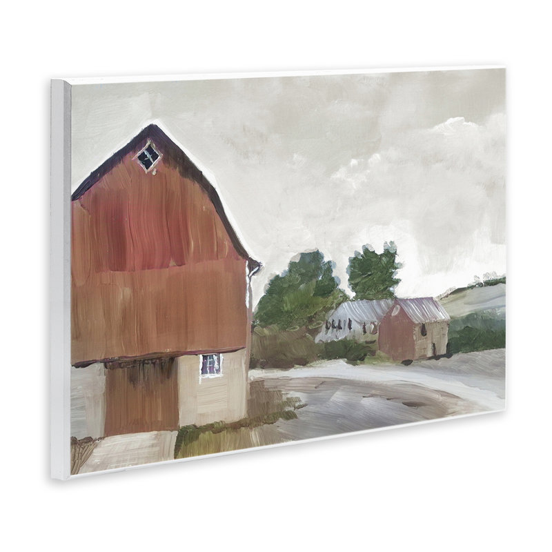 Plaque murale Grace Farm Barn View, design par Errico & Slyp, H 10 po x l 15 po
