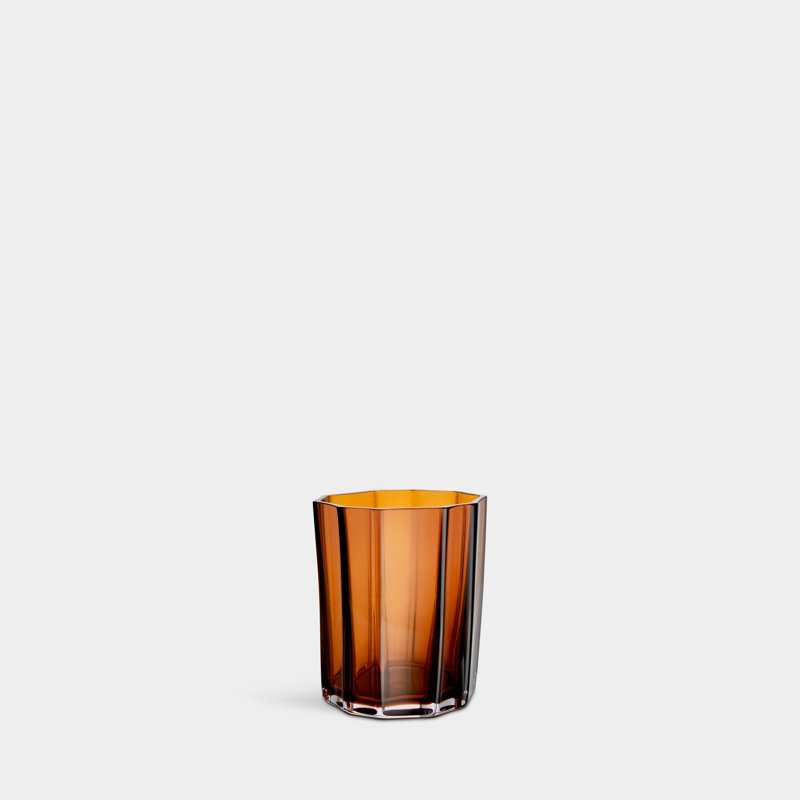 Votive à roseaux, H 3,4 po x l 2,6 po x P 2,6 po, Ambre