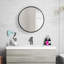 Miroir rond, miroir circulaire en métal, pour salle de bain, chambre à coucher, entrée, salon, meuble-lavabo-609580986-609580990