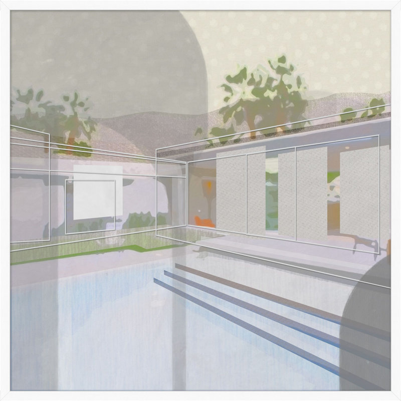 Palm Springs Impressions 1 Print by Christopher Kennedy