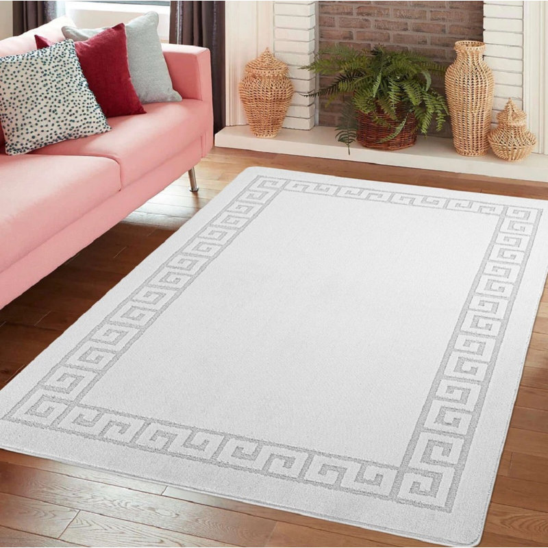 Solid Colour Area Rug, Rectangle 60 x 110 cm