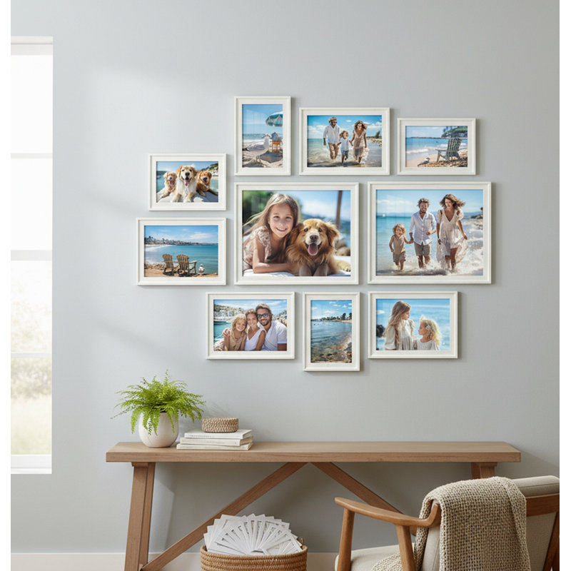 Picture Frame - Set of 10, White
