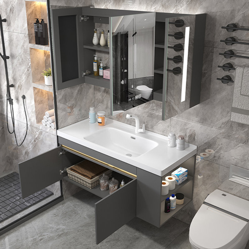 Light luxury and simple style bathroom cabinet