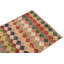 Pasha Wool Geometric Area Rug in Beige/Brown/Red