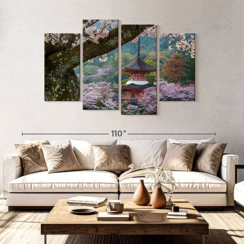 Adella Japan Scenery, 54" H x 84" W