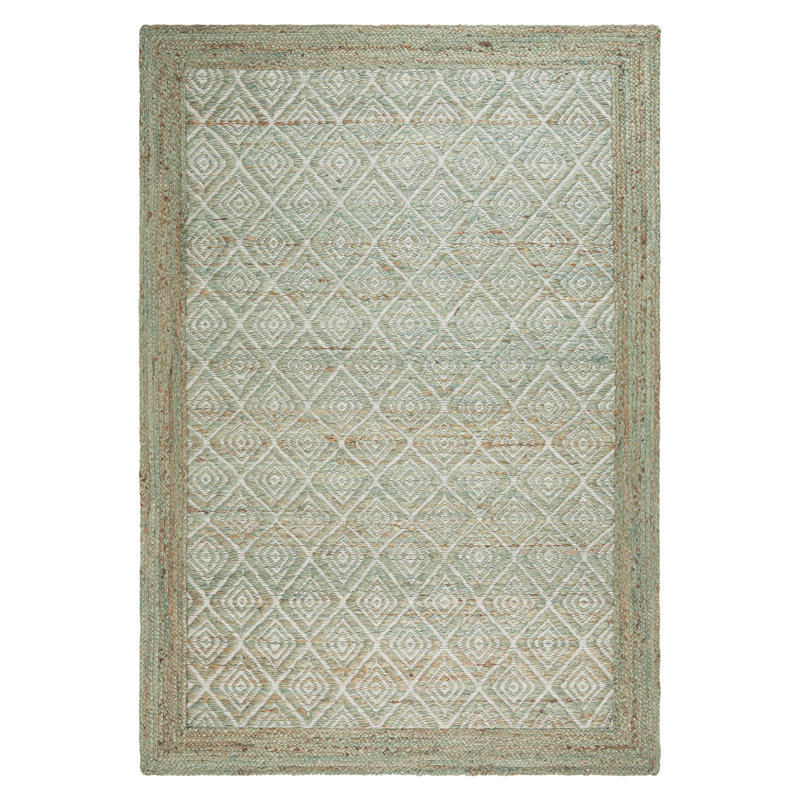 Diamant texturé vert olive Town & Country Terra Nalani, Rectangle 6 pi x 9 pi
