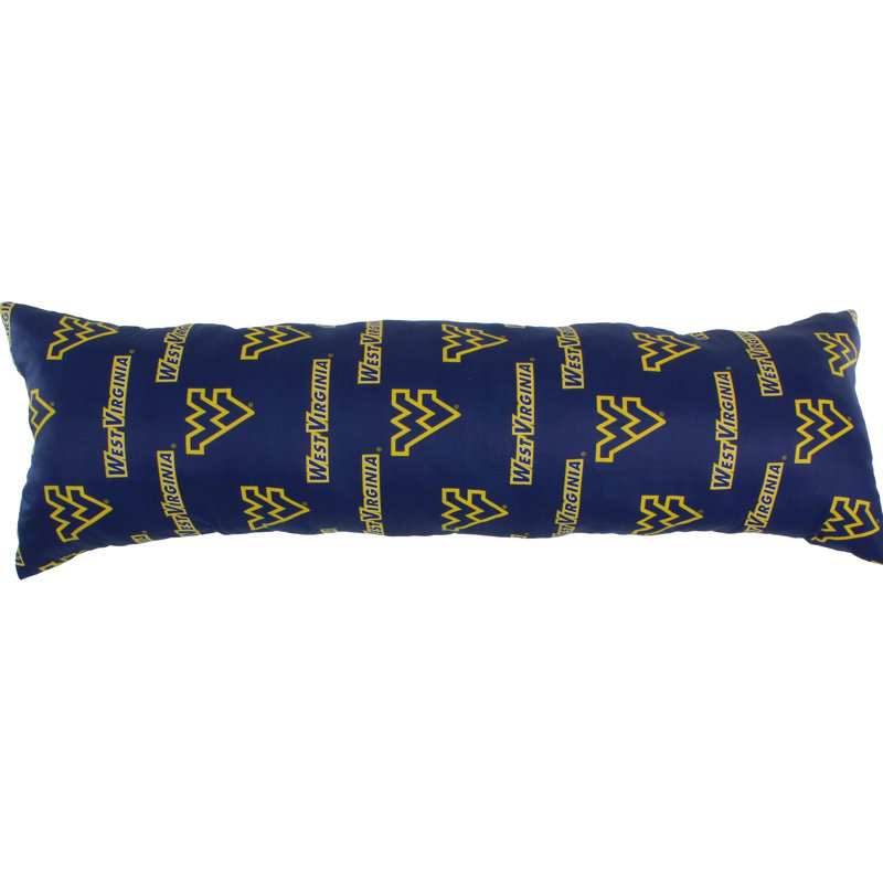100% Cotton Lumbar Pillow, West Virginia Mountaineers