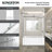 Kingston Brass 60-Inch Acrylic Rectangular 3-Wall Alcove Tub With Tub Door, Drain-108329346-108329350