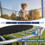 Trampoline certifié ASTM avec filet de sécurité, échelle en acier galvanisé, trampoline de jardin robuste pour enfants adultes