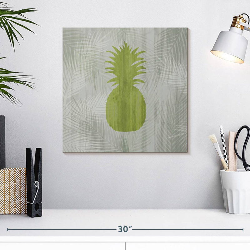 Ananas vert Yarlin, H 16 po x l 16 po