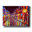  «New Orleans Hot Night Bourbon Street» par ADEL, art mural sur toile, 16 po x 12 po-1217531943