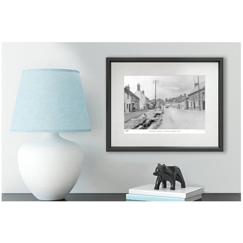 Nether Stowey, Castle Street 1935 - Single Picture Frame Print, 28cm H x 36cm W x 2.3cm D